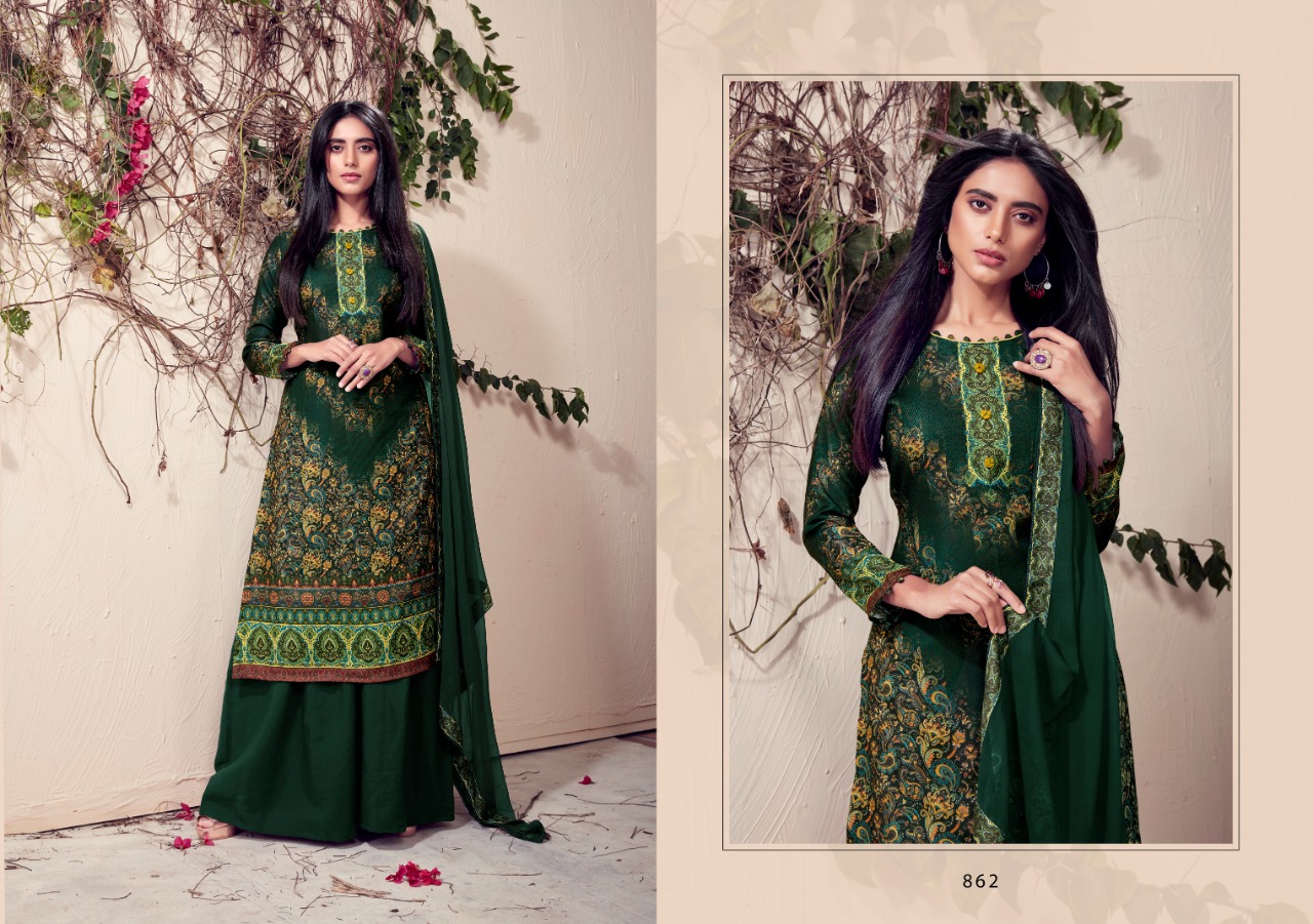 Bipson riwaha attractive print designed Salwar suits catalog