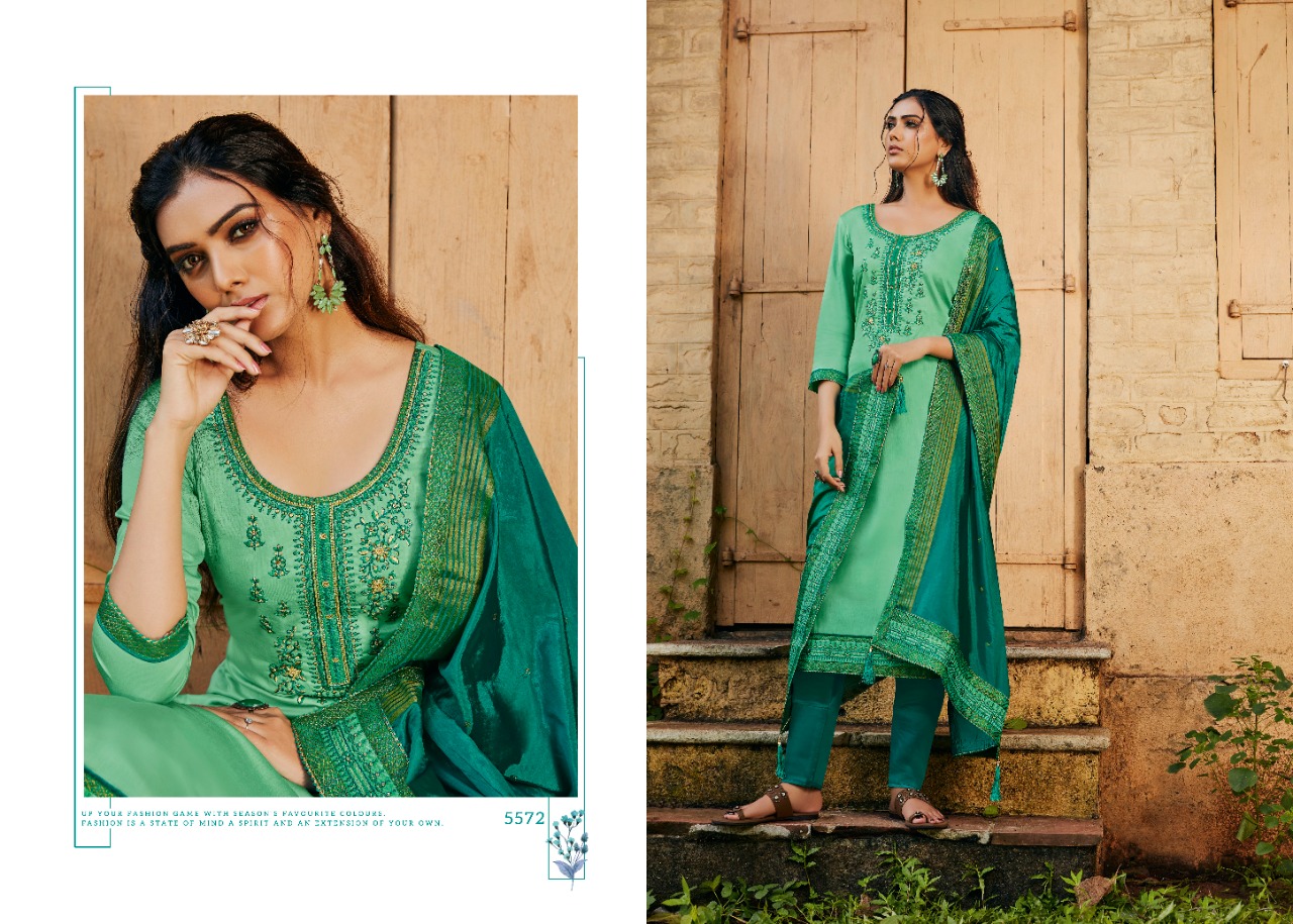 Kessi Fabrics Pvt. Ltd Silk shine vol 3 Jam Silk gorgeous look salwar suit catalog