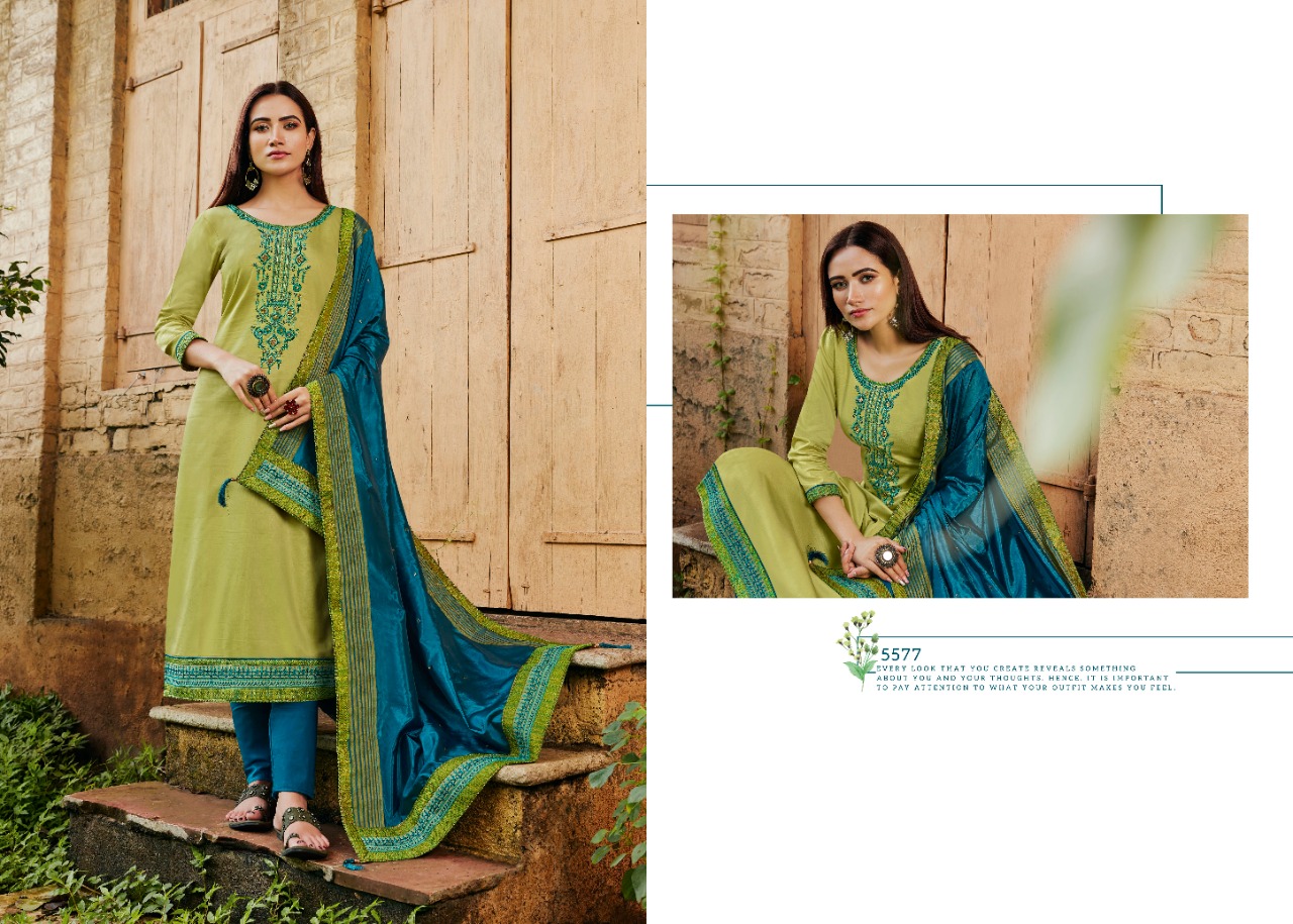 Kessi Fabrics Pvt. Ltd Silk shine vol 3 Jam Silk gorgeous look salwar suit catalog