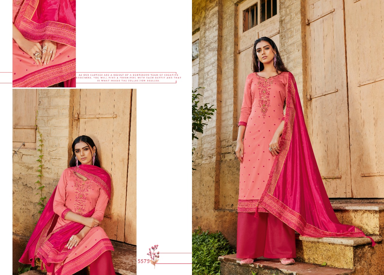 Kessi Fabrics Pvt. Ltd Silk shine vol 3 Jam Silk gorgeous look salwar suit catalog