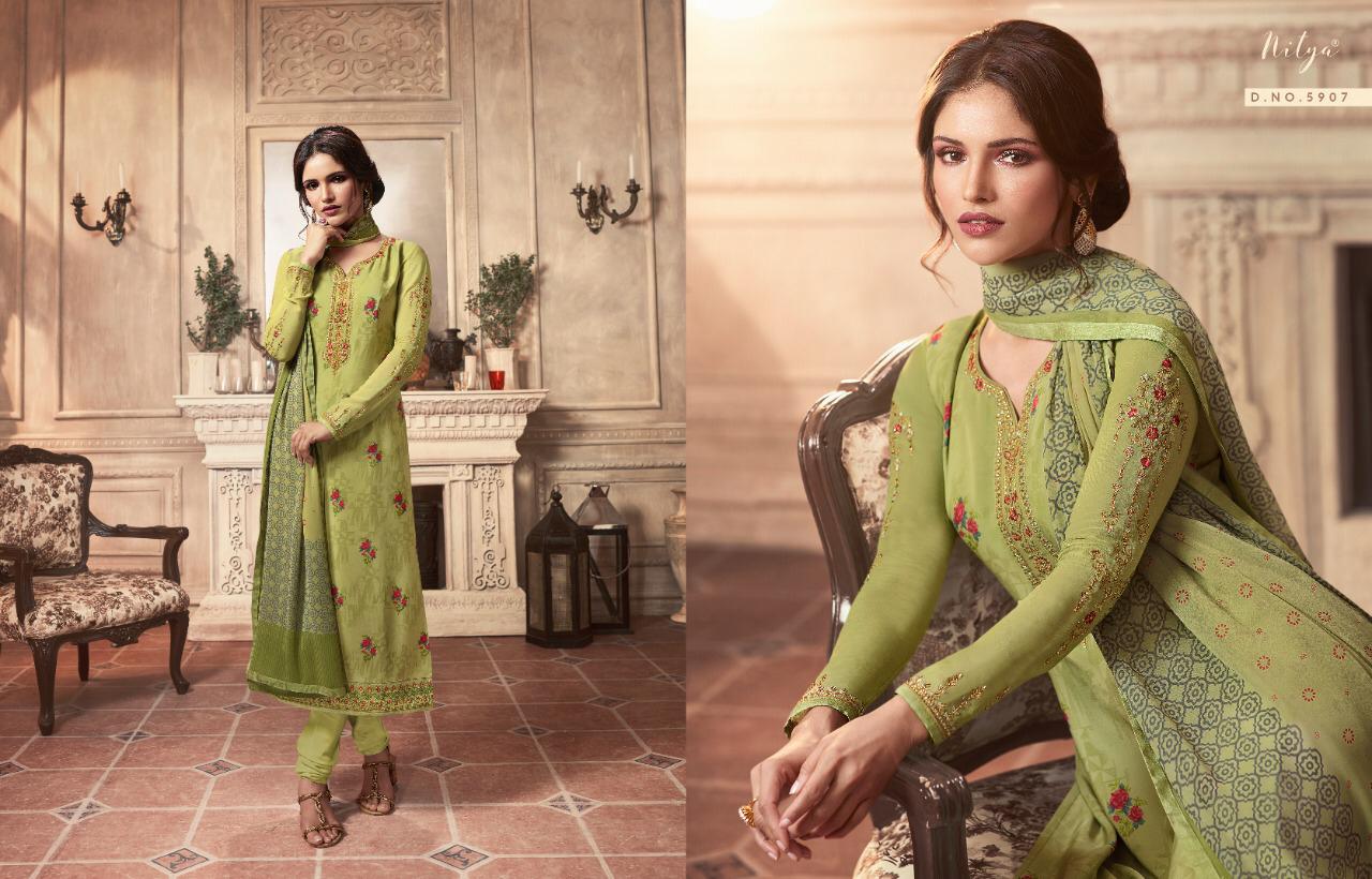 l t fashion nitya 159 classy look salwar suit catalog