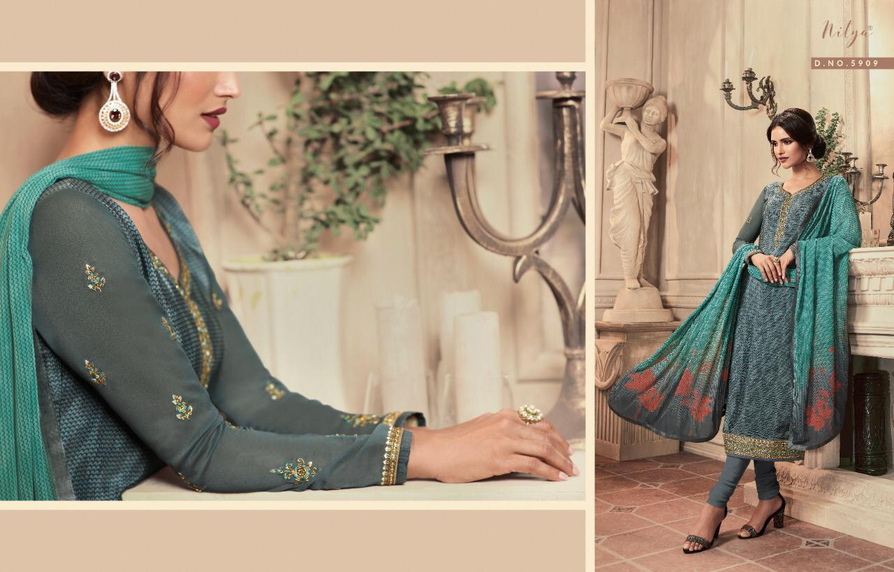 l t fashion nitya 159 classy look salwar suit catalog