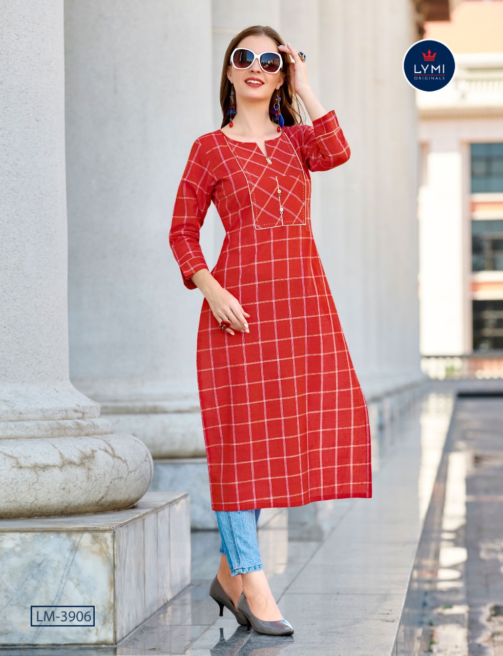 LYMI (Kessi Fabrics Pvt. Ltd.) grass Cotton value addition kurti catalog