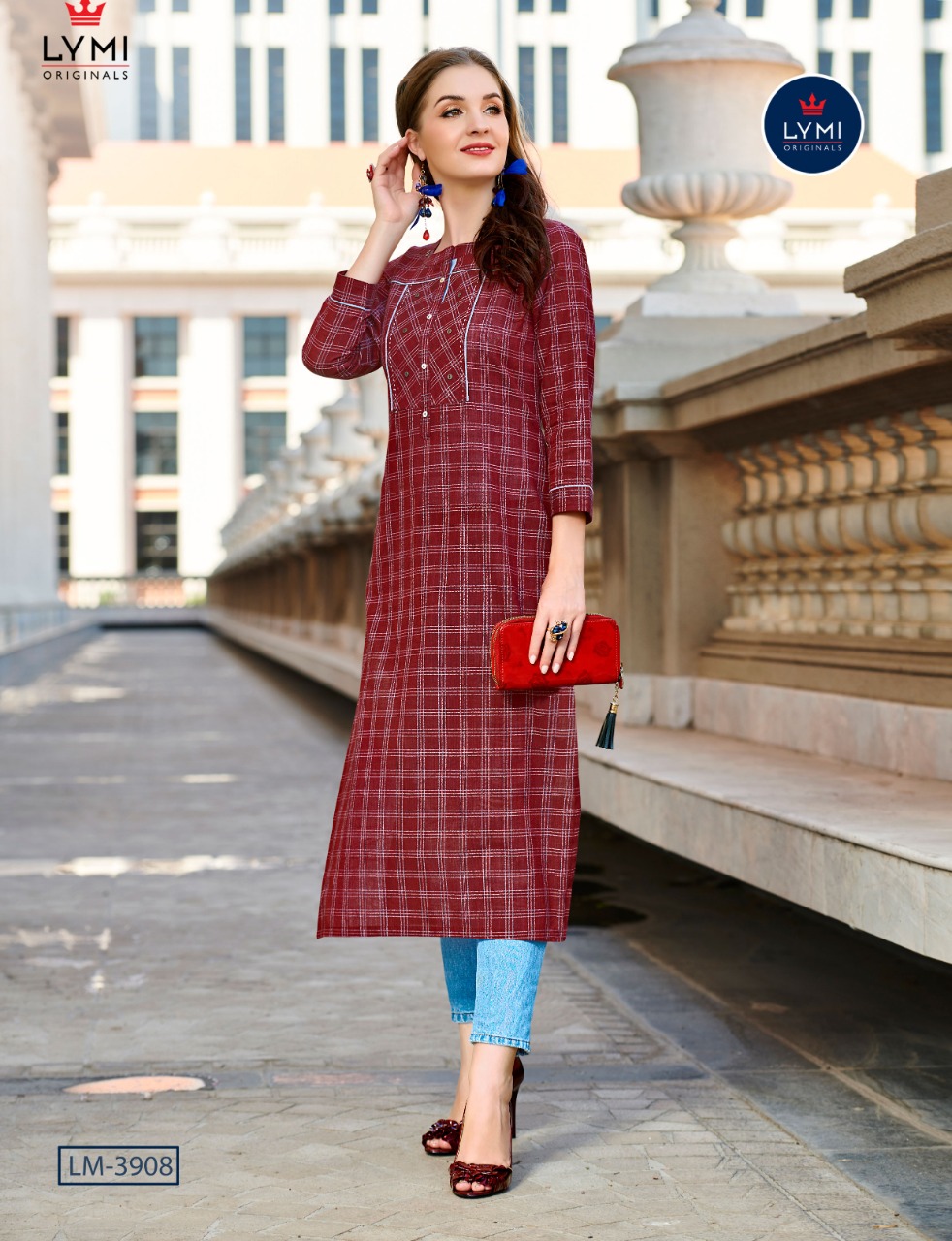 LYMI (Kessi Fabrics Pvt. Ltd.) grass Cotton value addition kurti catalog