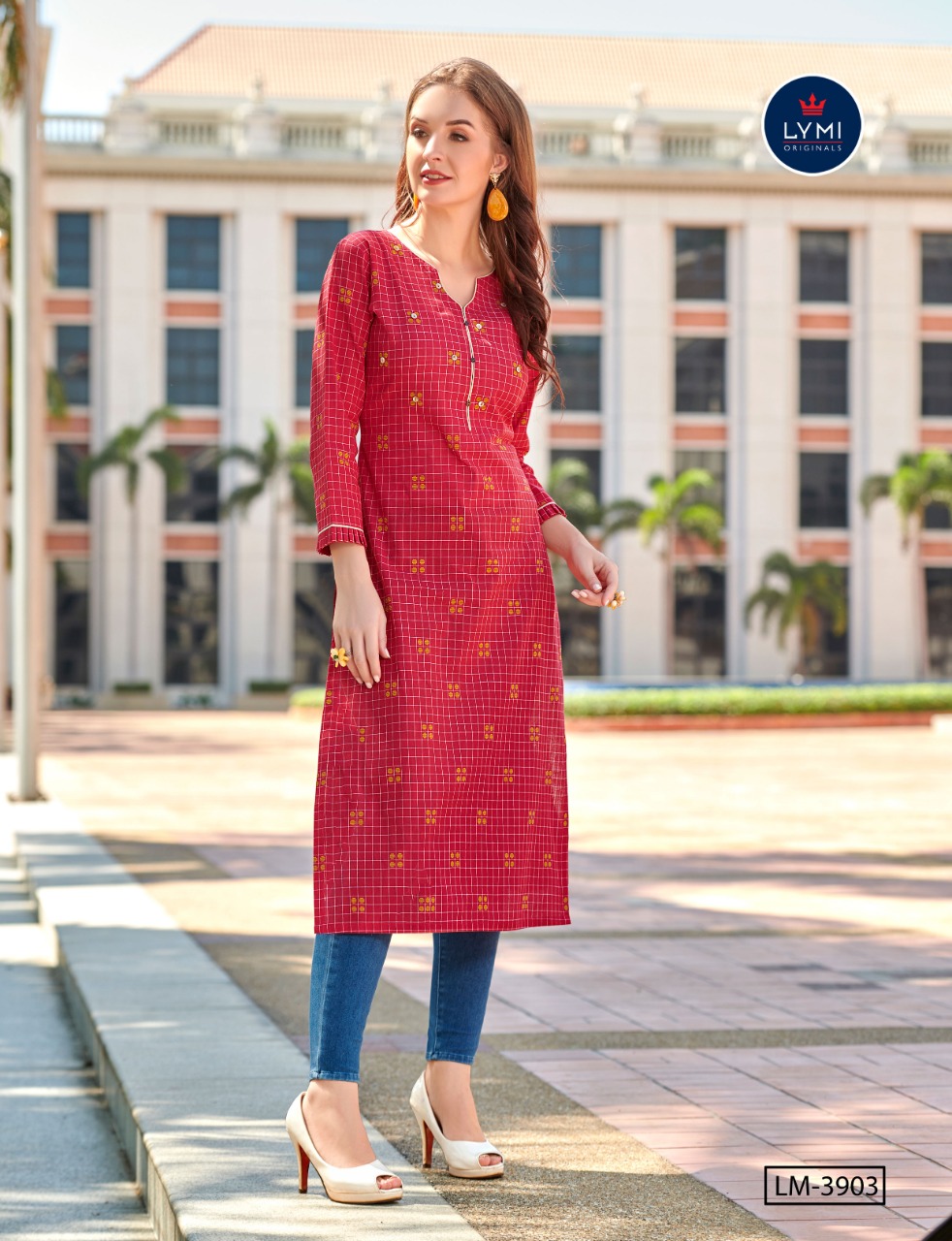 LYMI (Kessi Fabrics Pvt. Ltd.) grass Cotton value addition kurti catalog