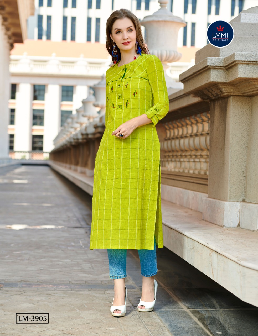 LYMI (Kessi Fabrics Pvt. Ltd.) grass Cotton value addition kurti catalog