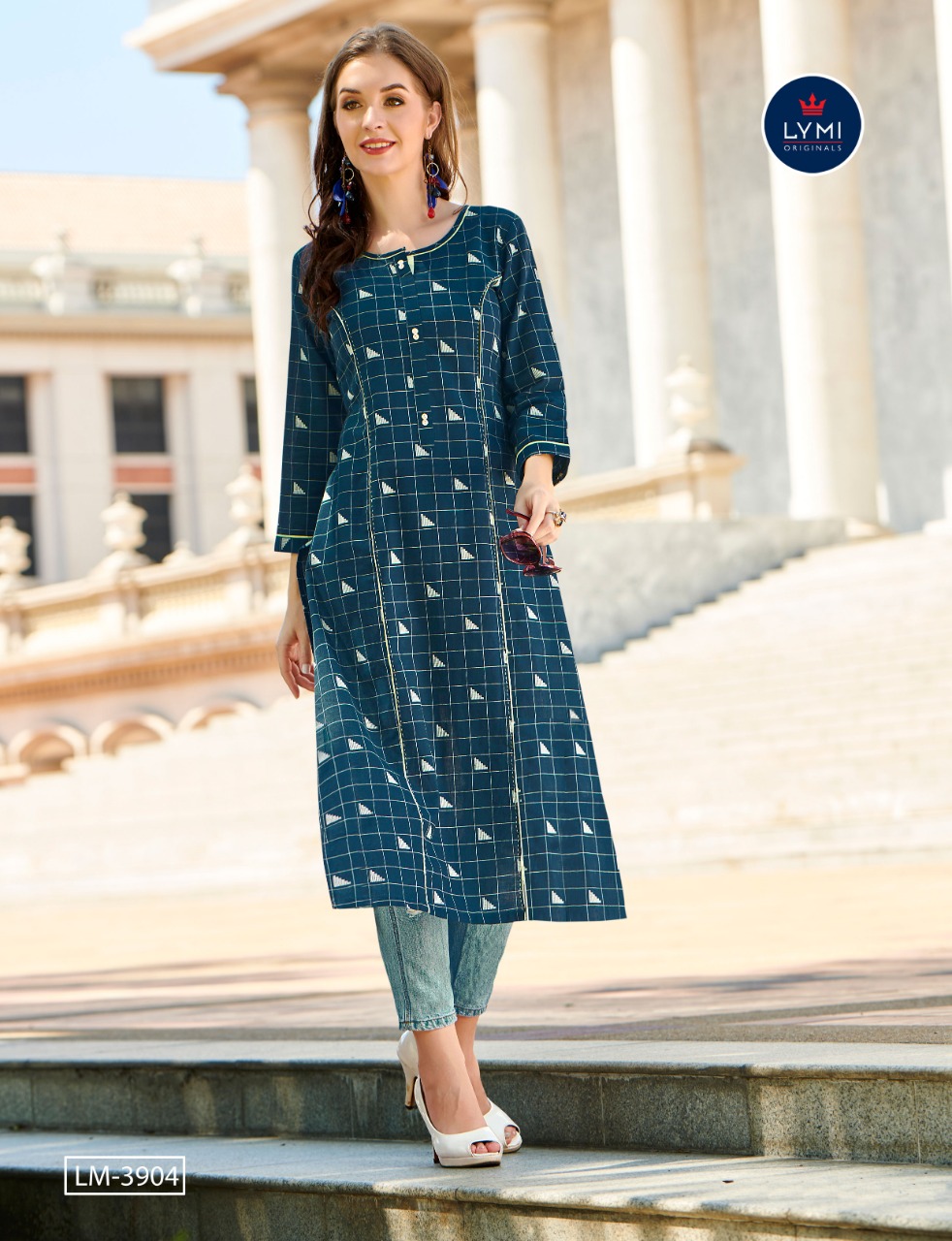 LYMI (Kessi Fabrics Pvt. Ltd.) grass Cotton value addition kurti catalog