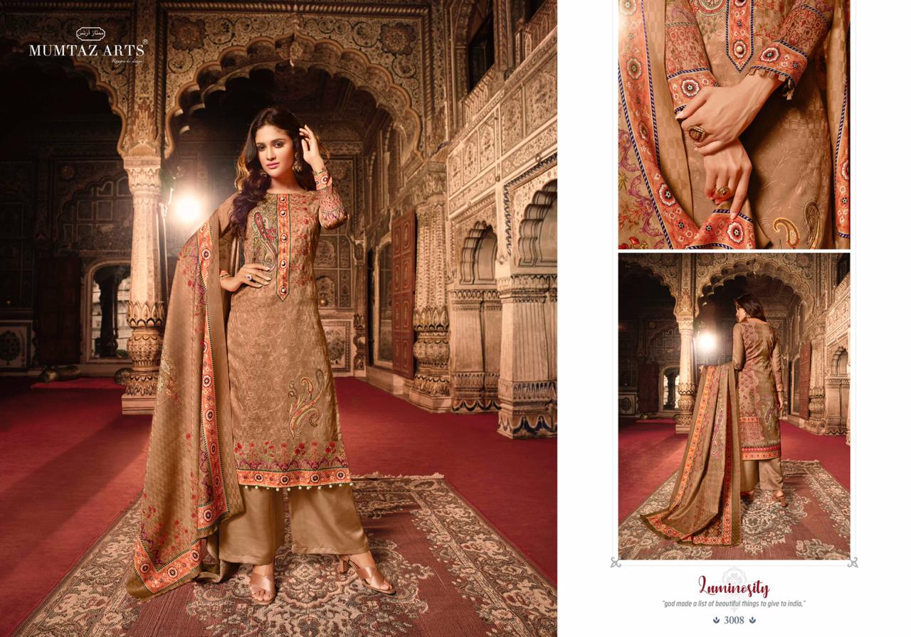 mumtaz arts kasheeda kari digital print with aari work attractive  salwar suit catalog