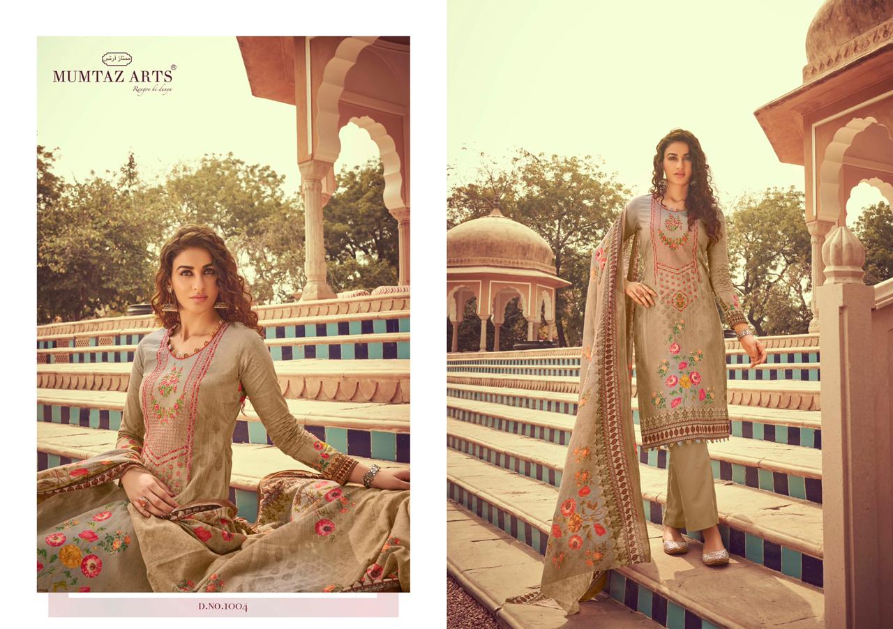 Mumtaz arts mairaa designer embroidery karachi suits dress Material collection wholsaler