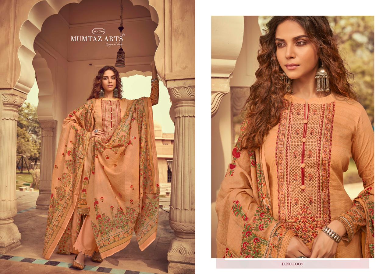 Mumtaz arts mairaa designer embroidery karachi suits dress Material collection wholsaler