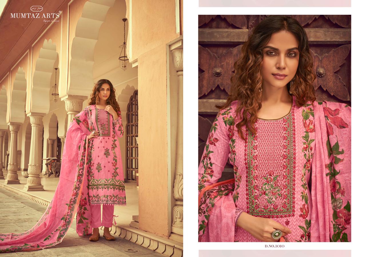 Mumtaz arts mairaa designer embroidery karachi suits dress Material collection wholsaler