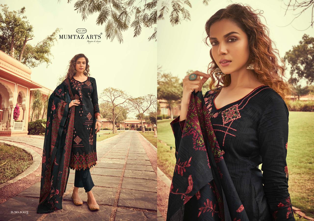 Mumtaz arts mairaa designer embroidery karachi suits dress Material collection wholsaler