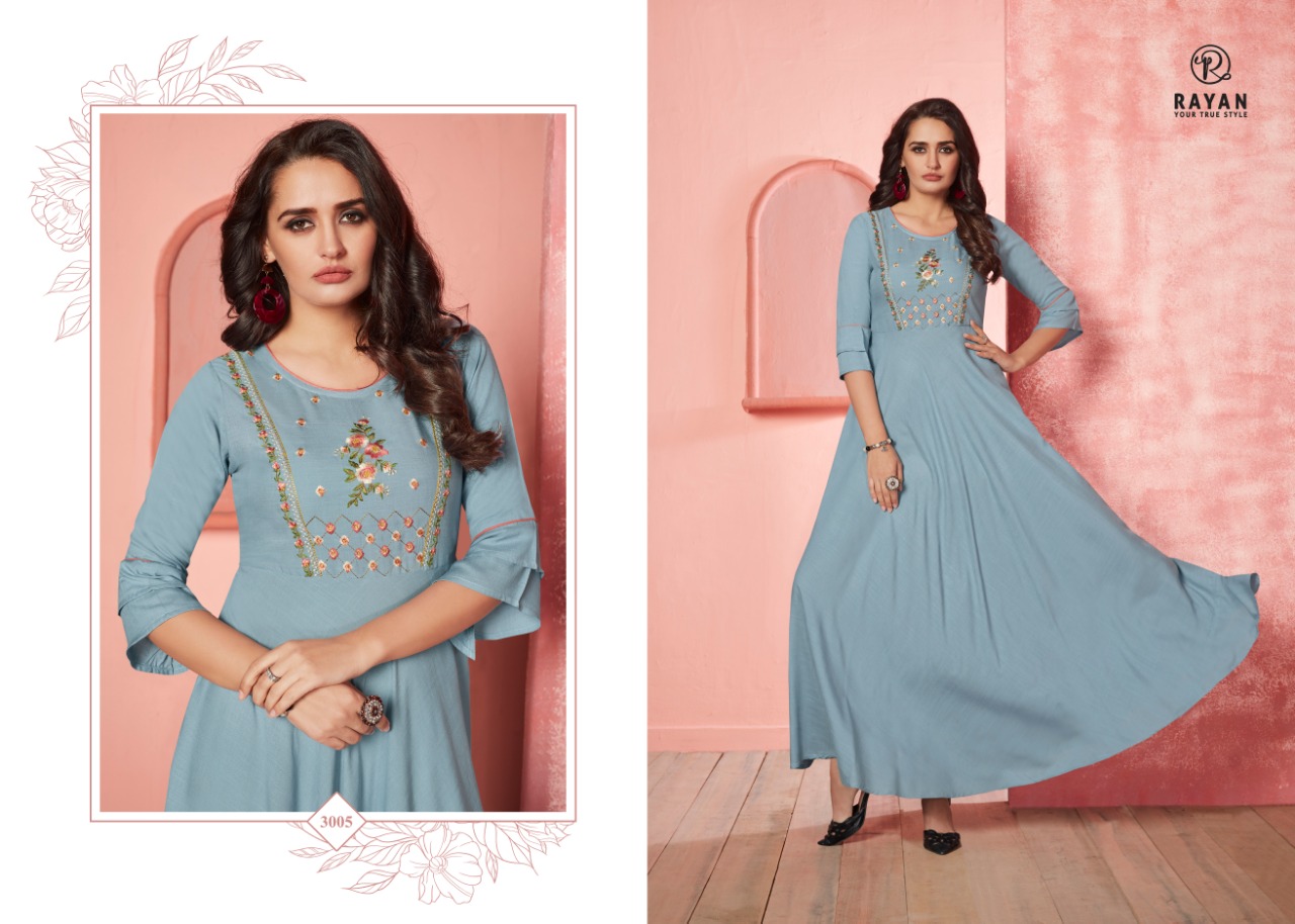 r studio trinity vol 3 rayon attractive kurti catalog