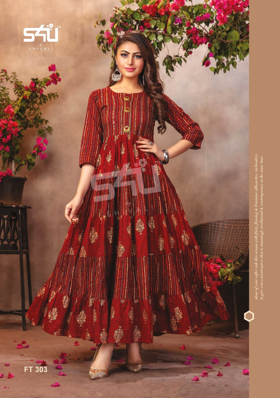 S4u by Shivali Flairy Tales Vol 3 beautiful flare gown catalog