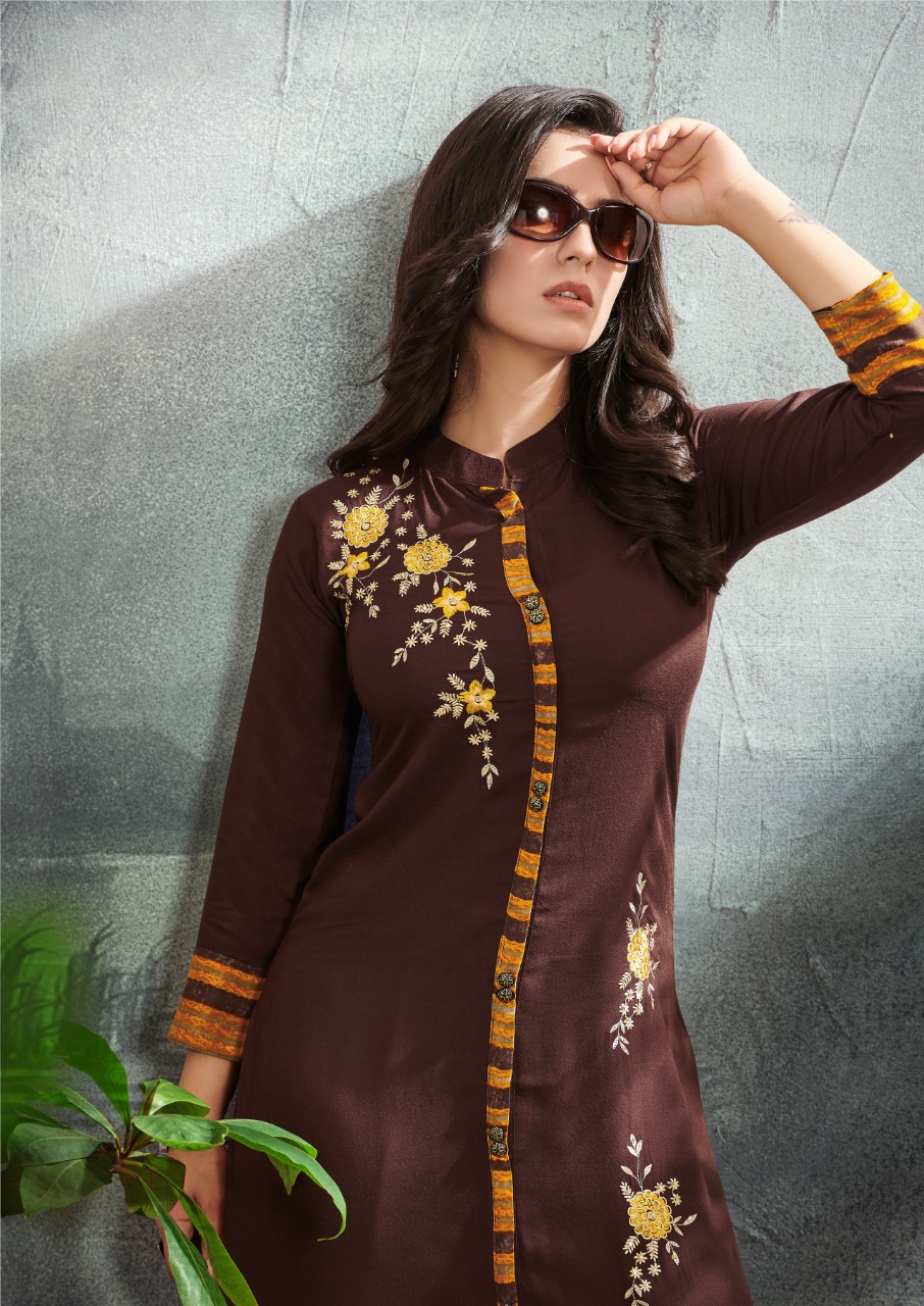 Sawan Creation Dani vol 8 elagant look attractive designed Kurties with plazzo catalog