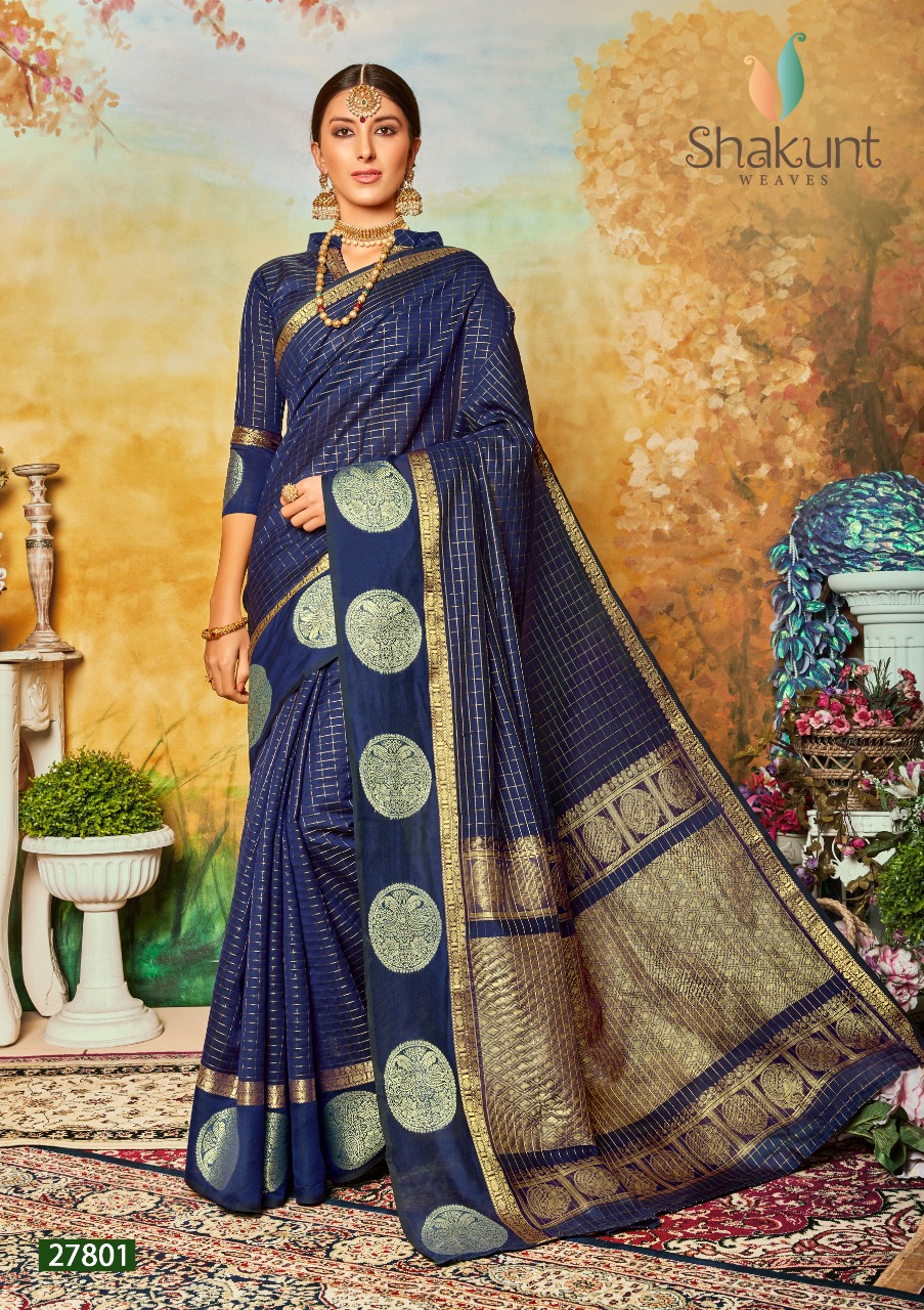 shakunt paridhan silk astonishing sarees catalog