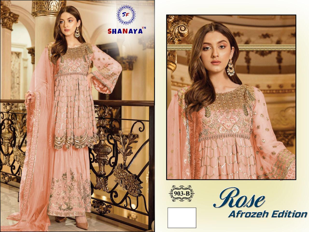 shanaya  rose afrozeh edition 903 b Salwar Kameez Singles