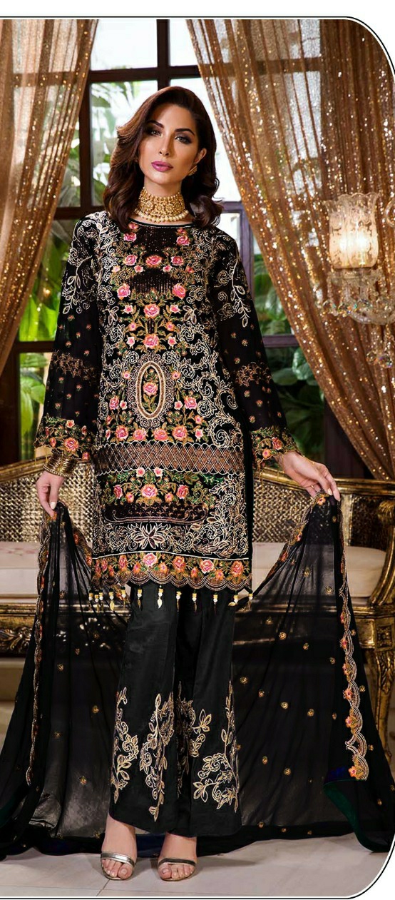 shanaya s 15 black salwar suit singale