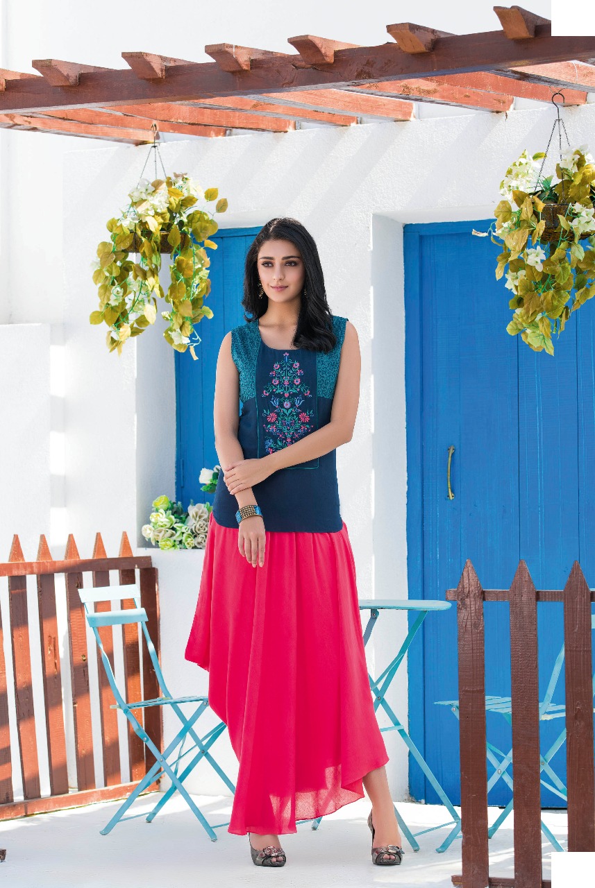 tzu daina gorgeous look cotton kurti catalog