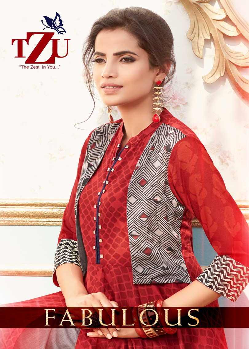 tzu fabulous cottonst new and modern look style kurti catalog