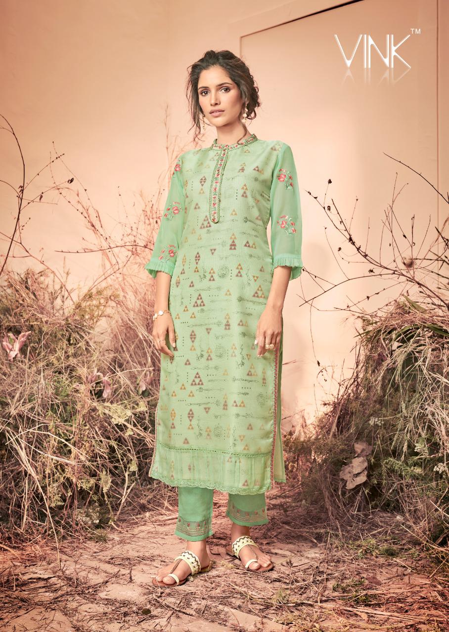 vink platinum decent look kurti with bottom catalog