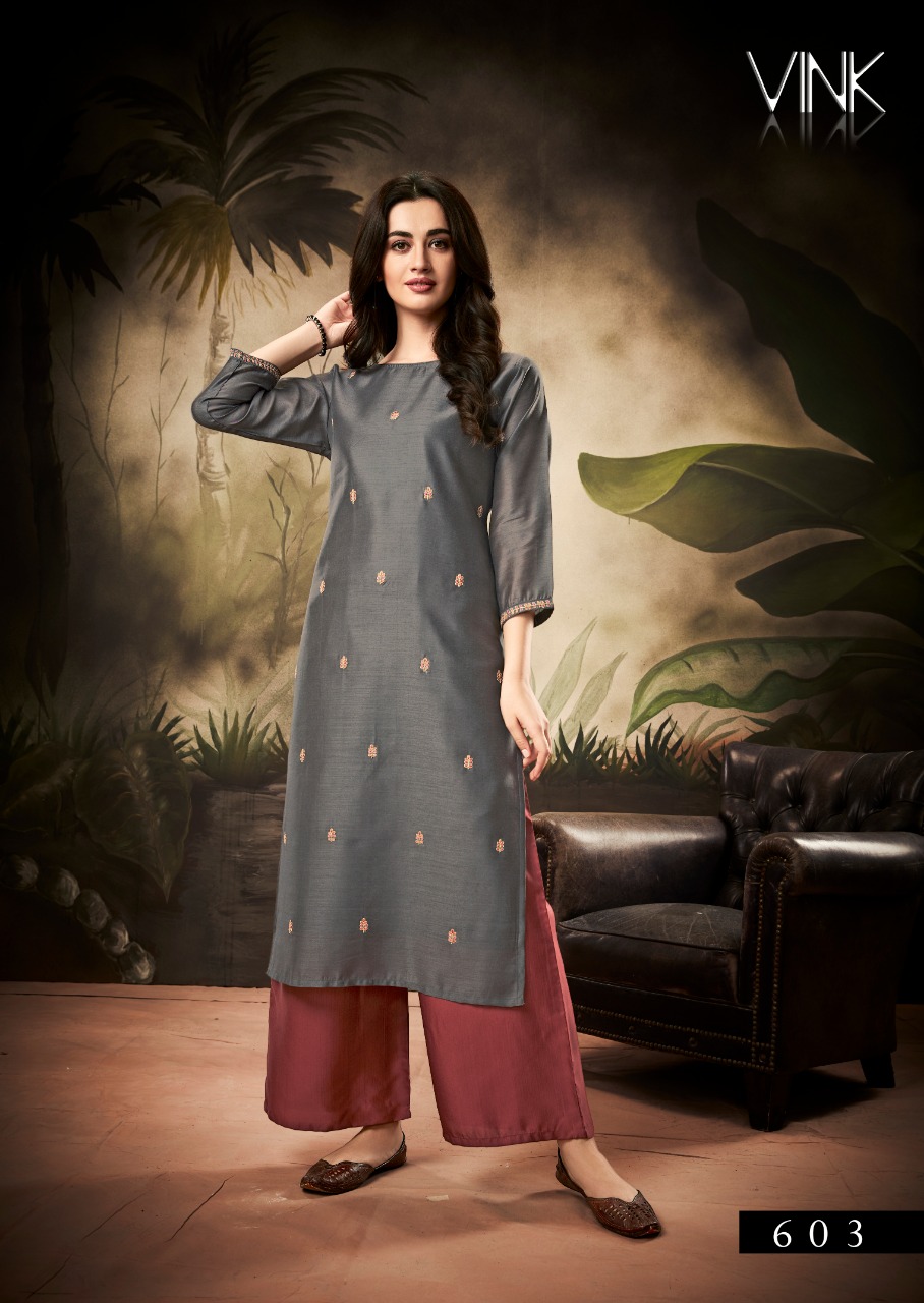 vink shlok fancy look kurti catalog