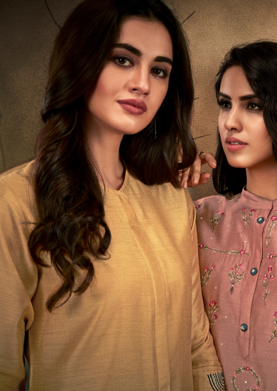 vink shlok fancy look kurti catalog