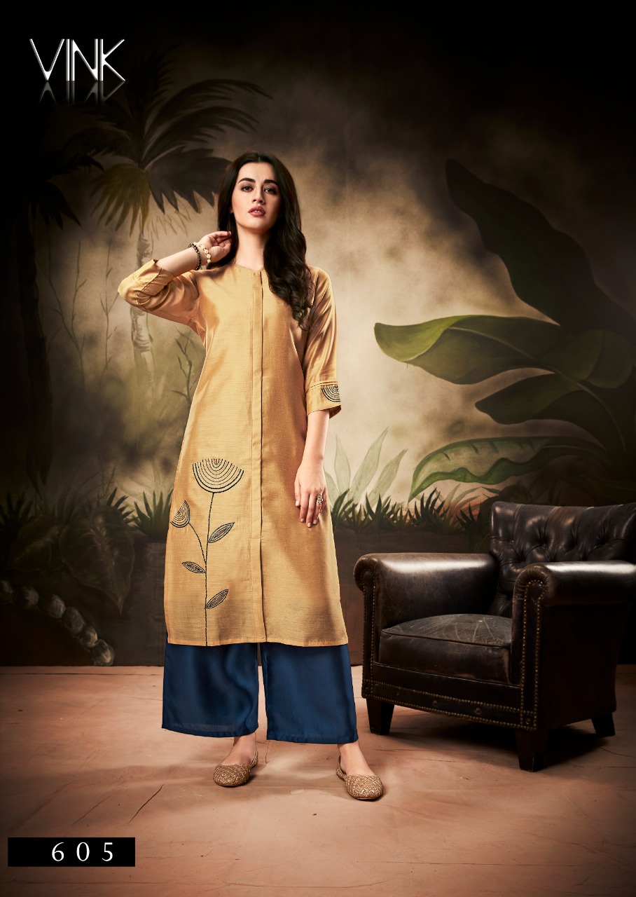 vink shlok fancy look kurti catalog