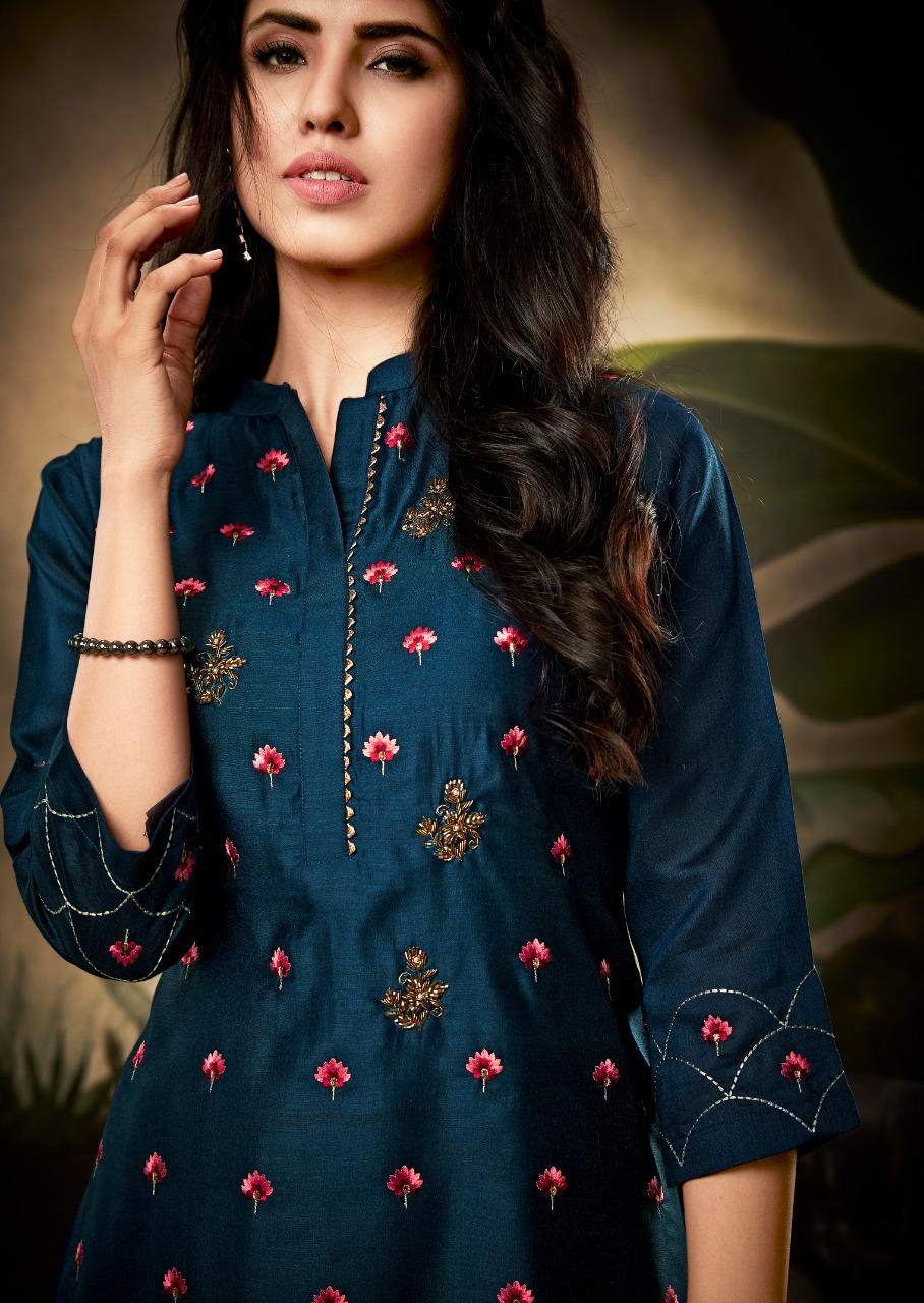 vink shlok fancy look kurti catalog