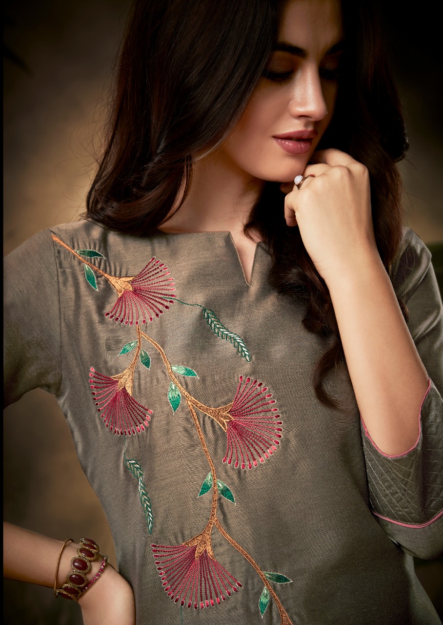 vink shlok fancy look kurti catalog