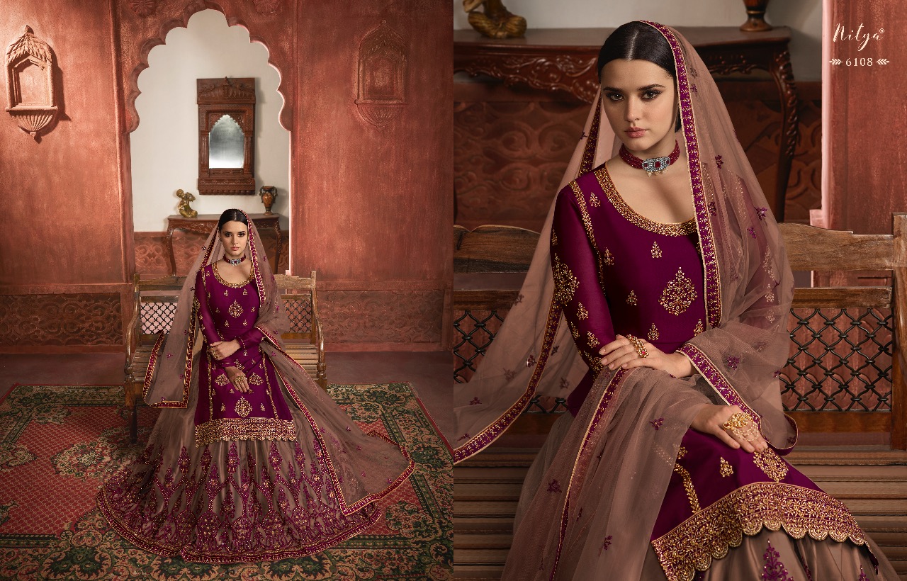 Lt fabrics nitya vol 161 beautiful wedding Wear Designer sharara salwar Kameez Collection