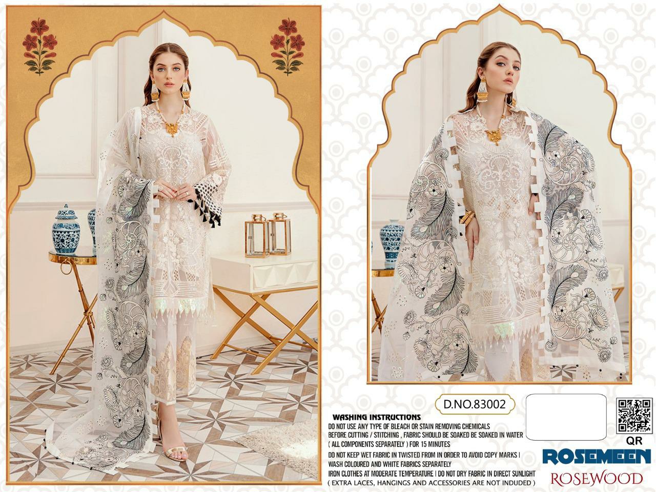 fepic rosemeen rosewood georgette regal look salwar suit catalog