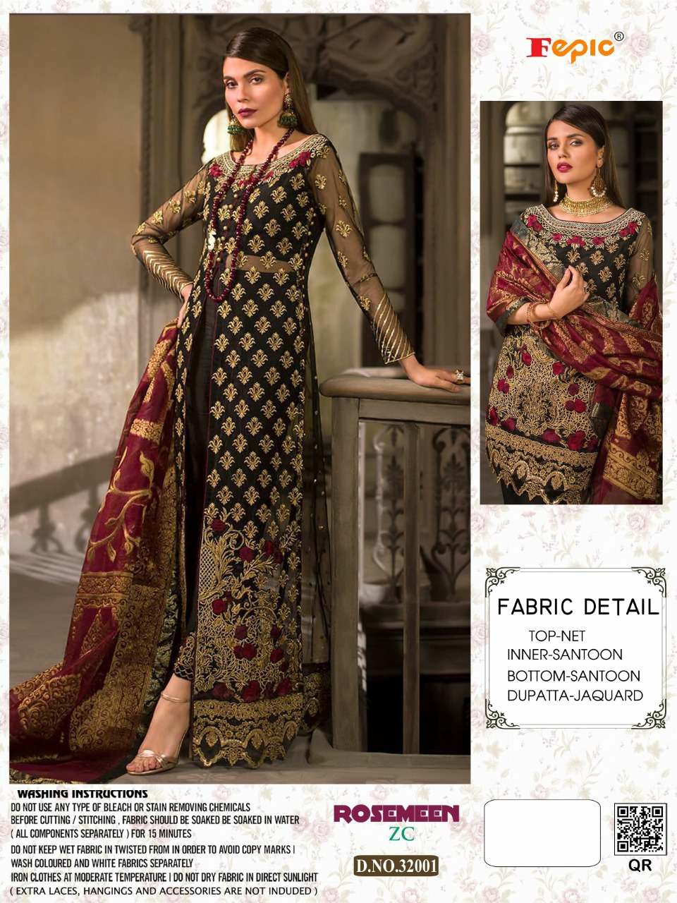 FEPIC Rosemeen 32001 Salwar Kameez Georgette Singles