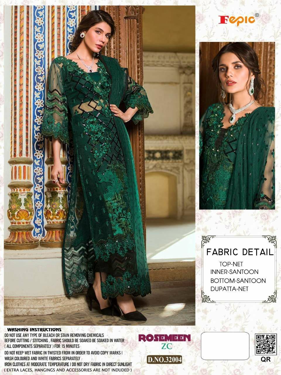 FEPIC Rosemeen zc 32004 Salwar Kameez Georgette Singles