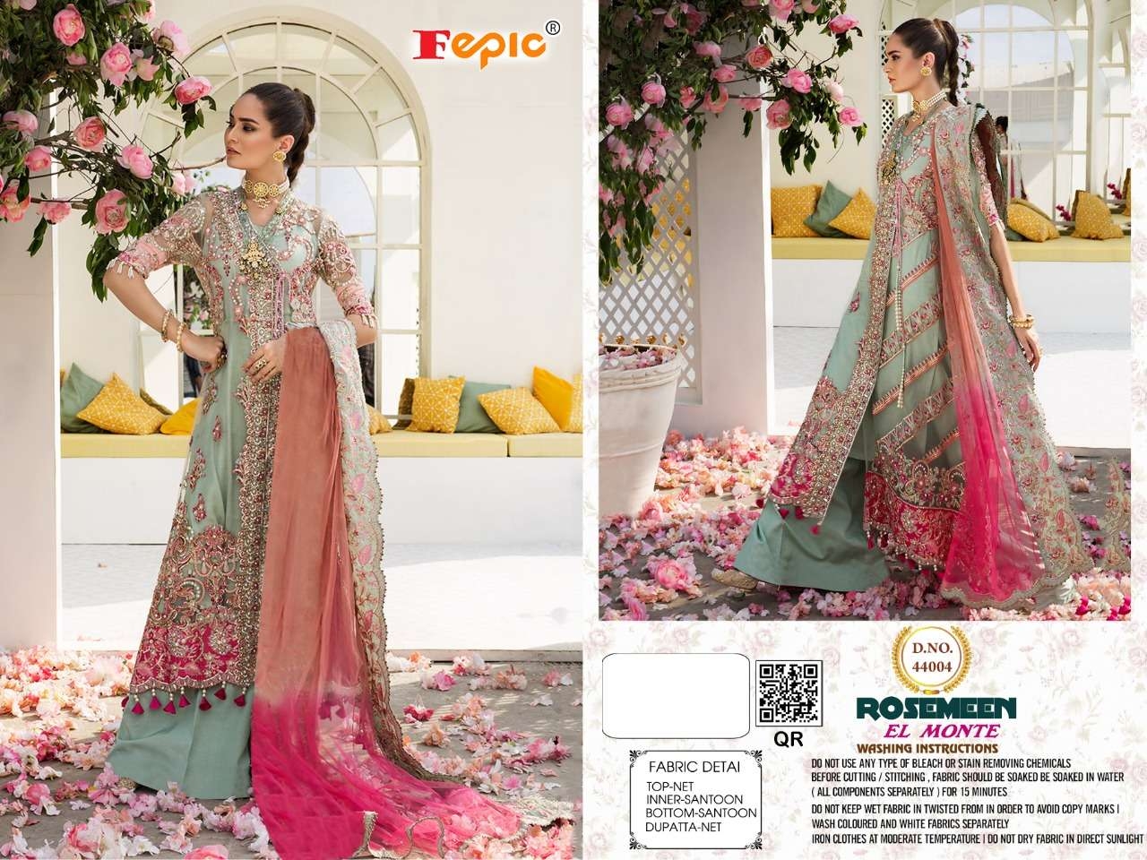 FEPIC Rosemeen el monte 44004 Salwar Kameez Georgette Singles