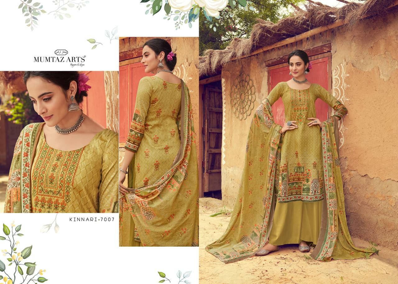 mumtaz arts kinnari elegant chiffon dupatta salwar suit catalog