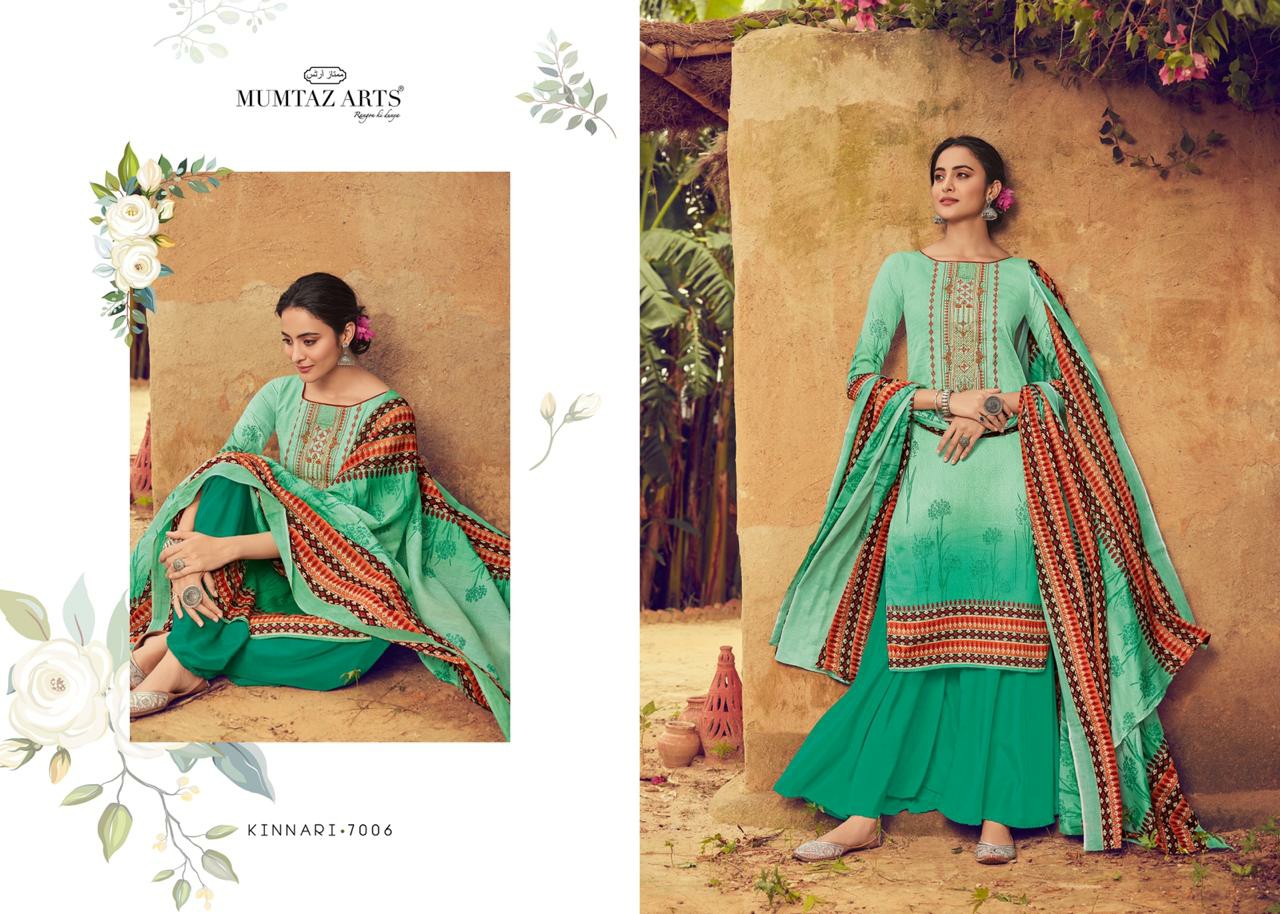 mumtaz arts kinnari elegant chiffon dupatta salwar suit catalog