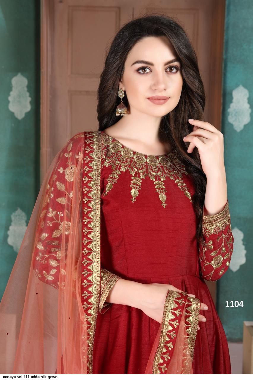 dani Aanaya Vol 111 D.No. 1104 Salwar Kameez Adda Silk Singles