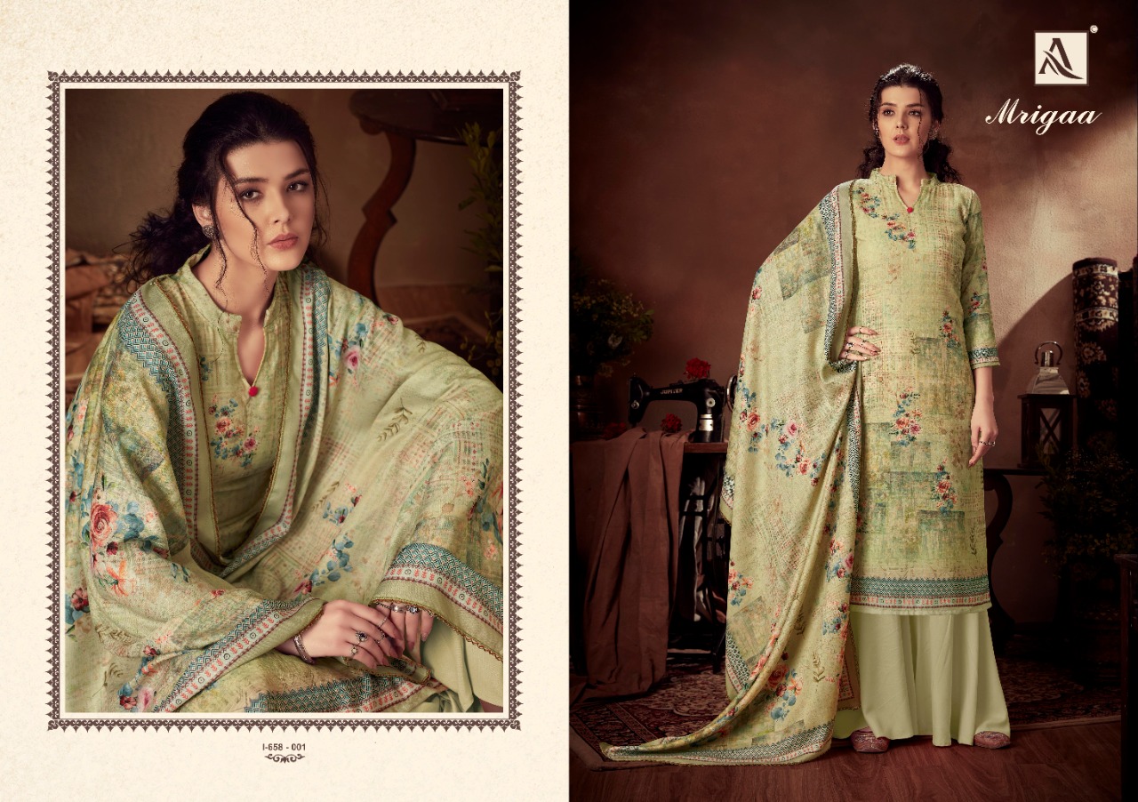 alok suit mrigaa pashmina exclusive print with work salwar suit catalog