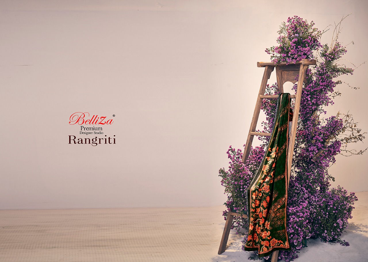 Belliza Designer Rangriti Velvet digital print salwar kameez catalog