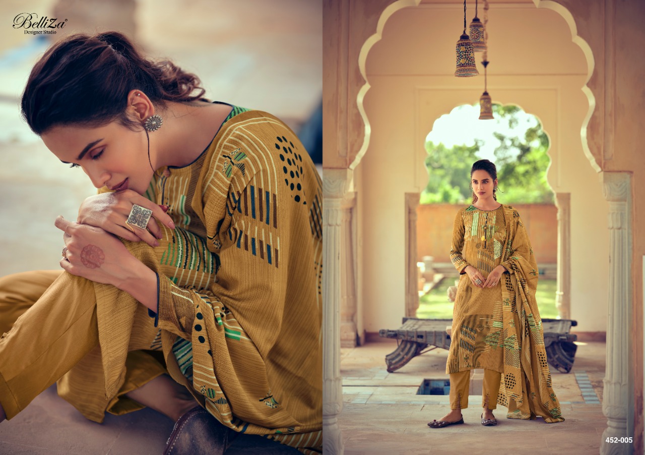 Belliza designer studio aisha pashmina afordable price salwar suit catalog