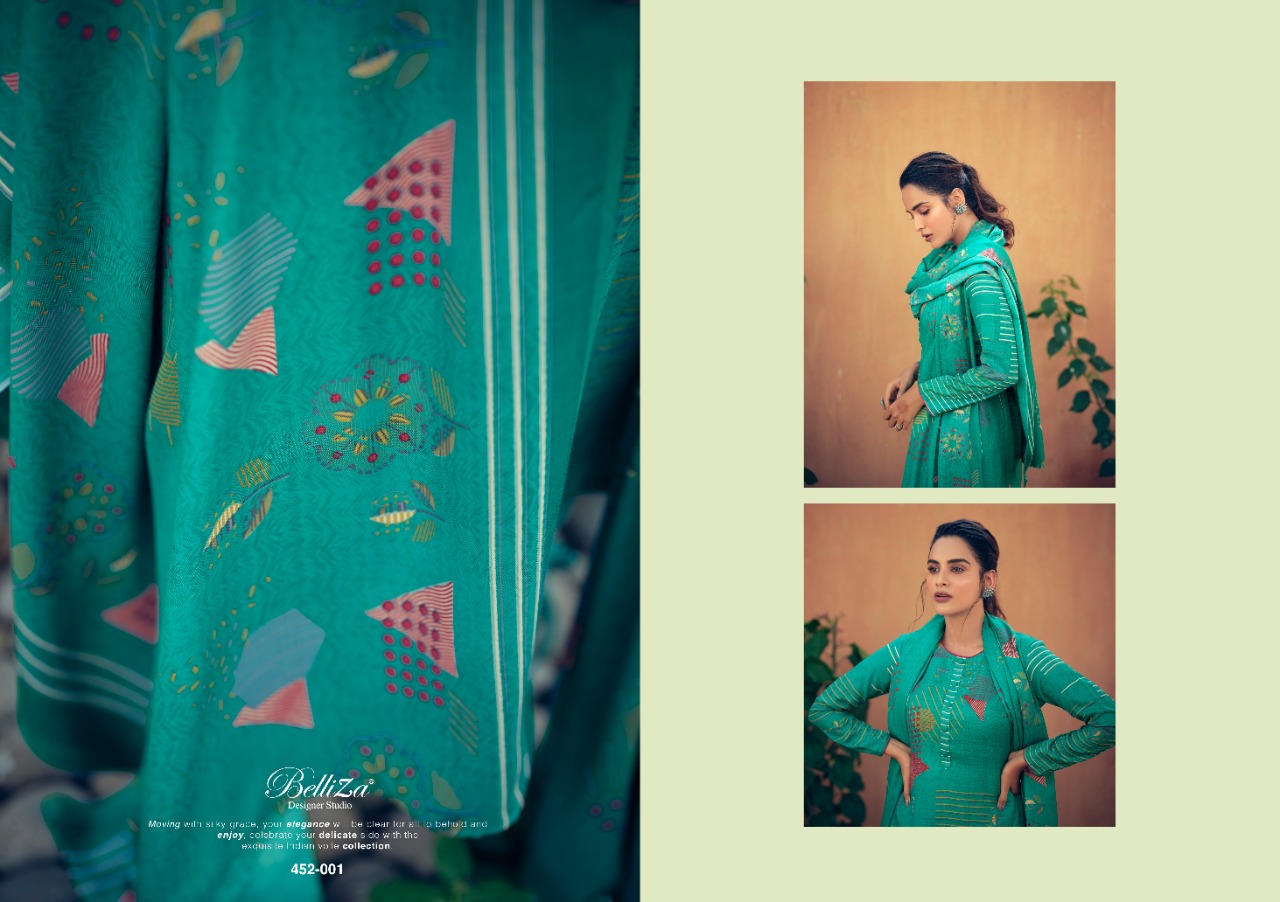 Belliza designer studio aisha pashmina afordable price salwar suit catalog