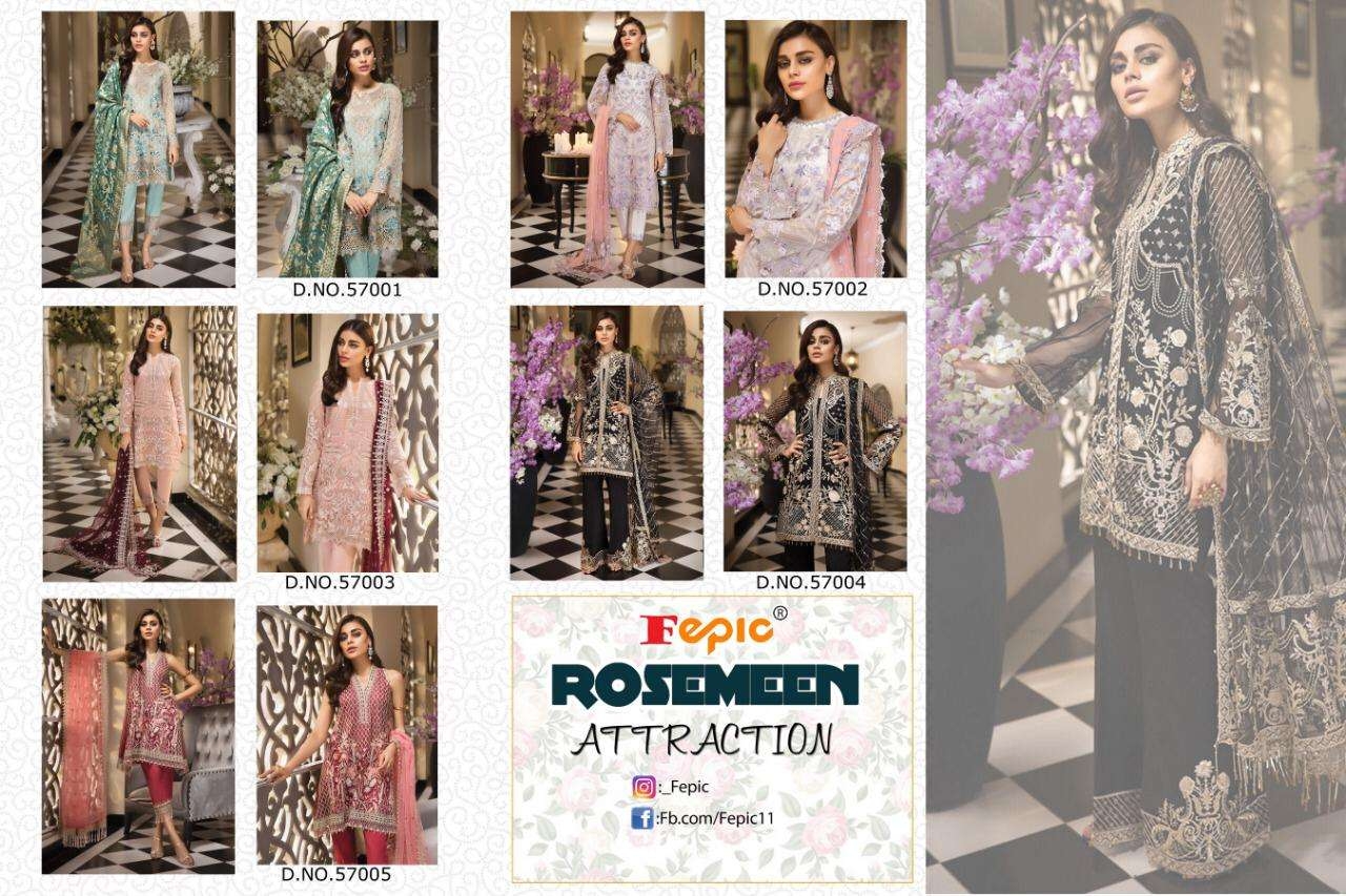 fepic rosemeen attraction gorgeos look salwar suit catalog