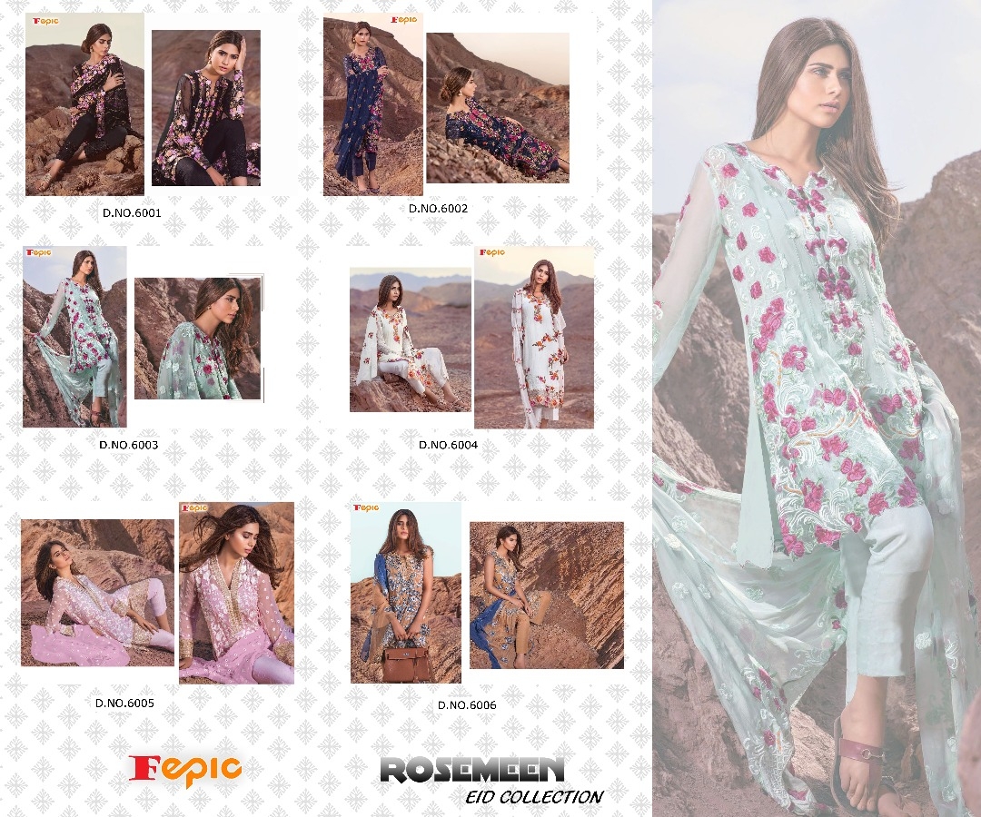 fepic rosemeen eid collection astonishing  salwar suit catalog