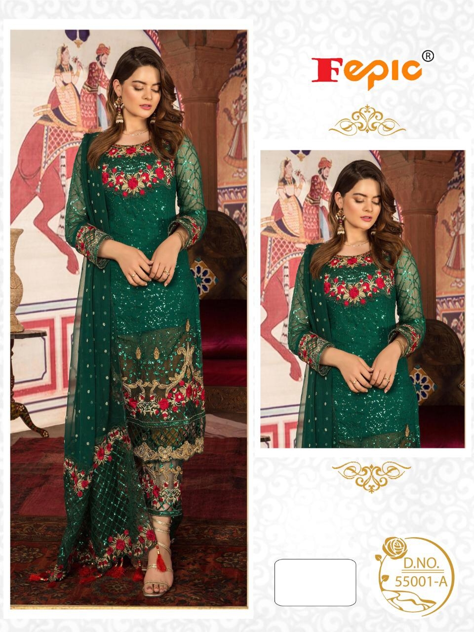 fepic rosemeen fantasy decent look salwar suit catalog