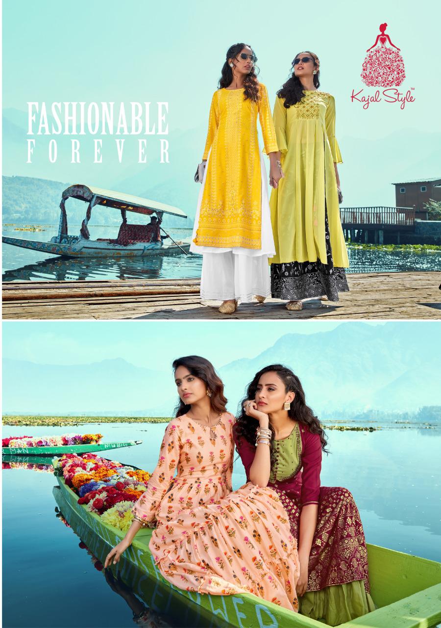 Kajal style fashoin holic vol 2 innovative style long kurti catalog