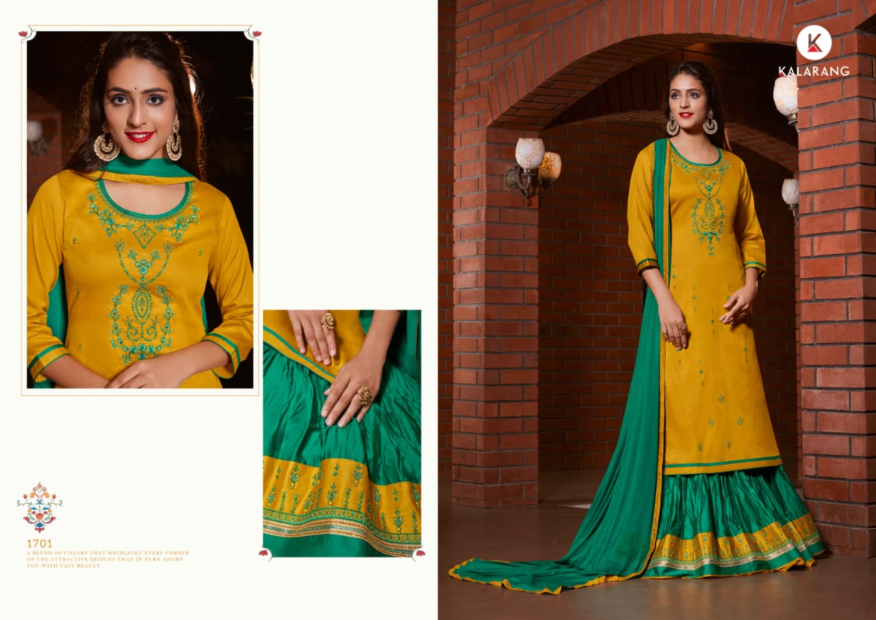 Kalarang blossom vol 12 gorgeous stylish look beautifully designed Salwar suits