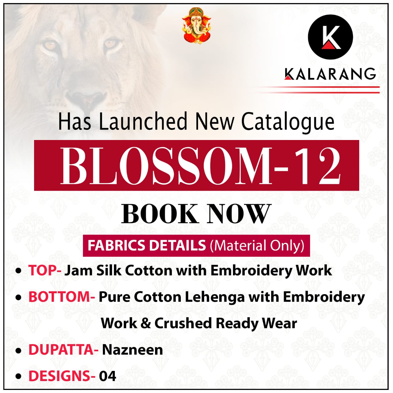 Kalarang blossom vol 12 gorgeous stylish look beautifully designed Salwar suits