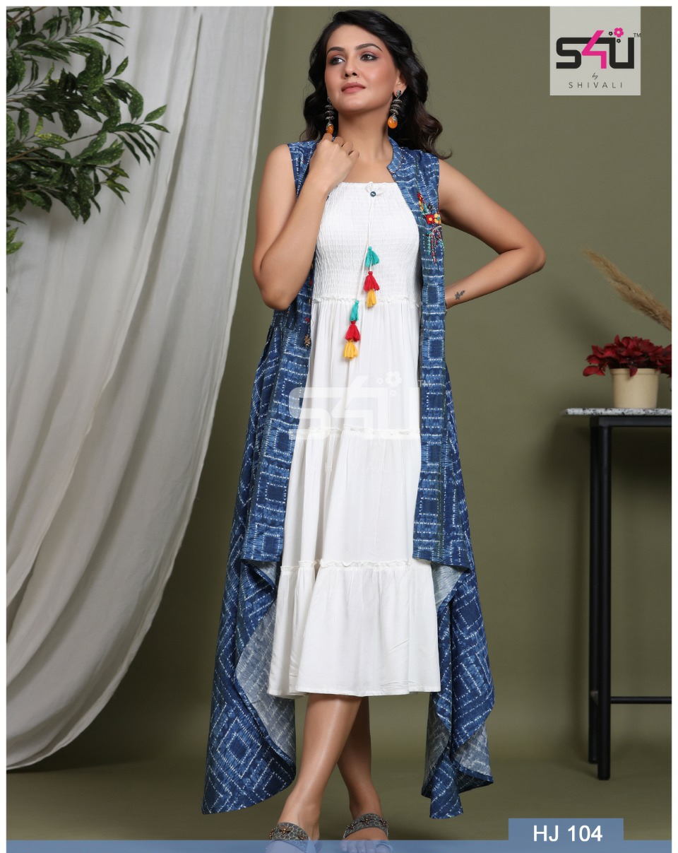 S4u by Shivali hello jackets vol 5 innovative style kurti catalog