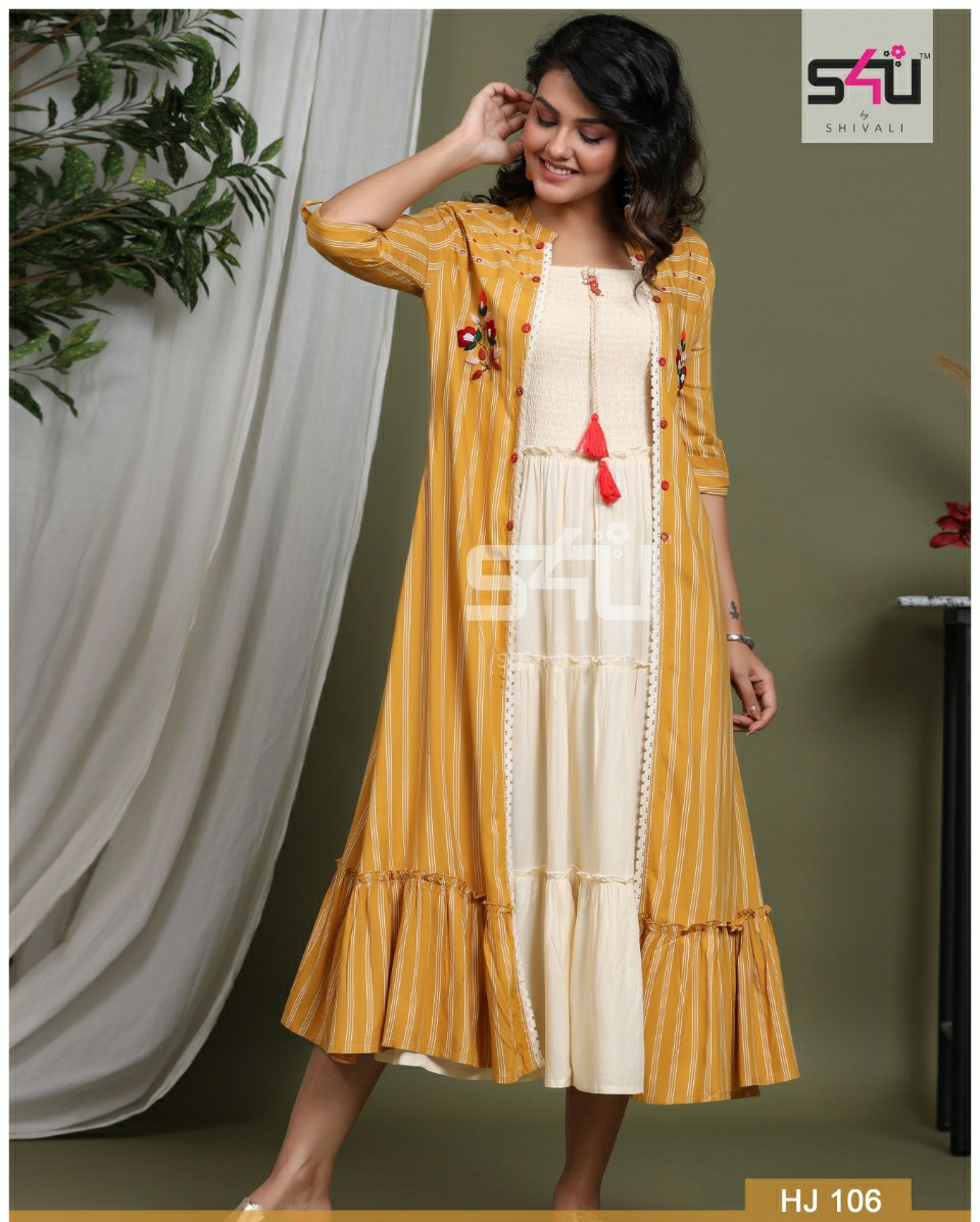 S4u by Shivali hello jackets vol 5 innovative style kurti catalog